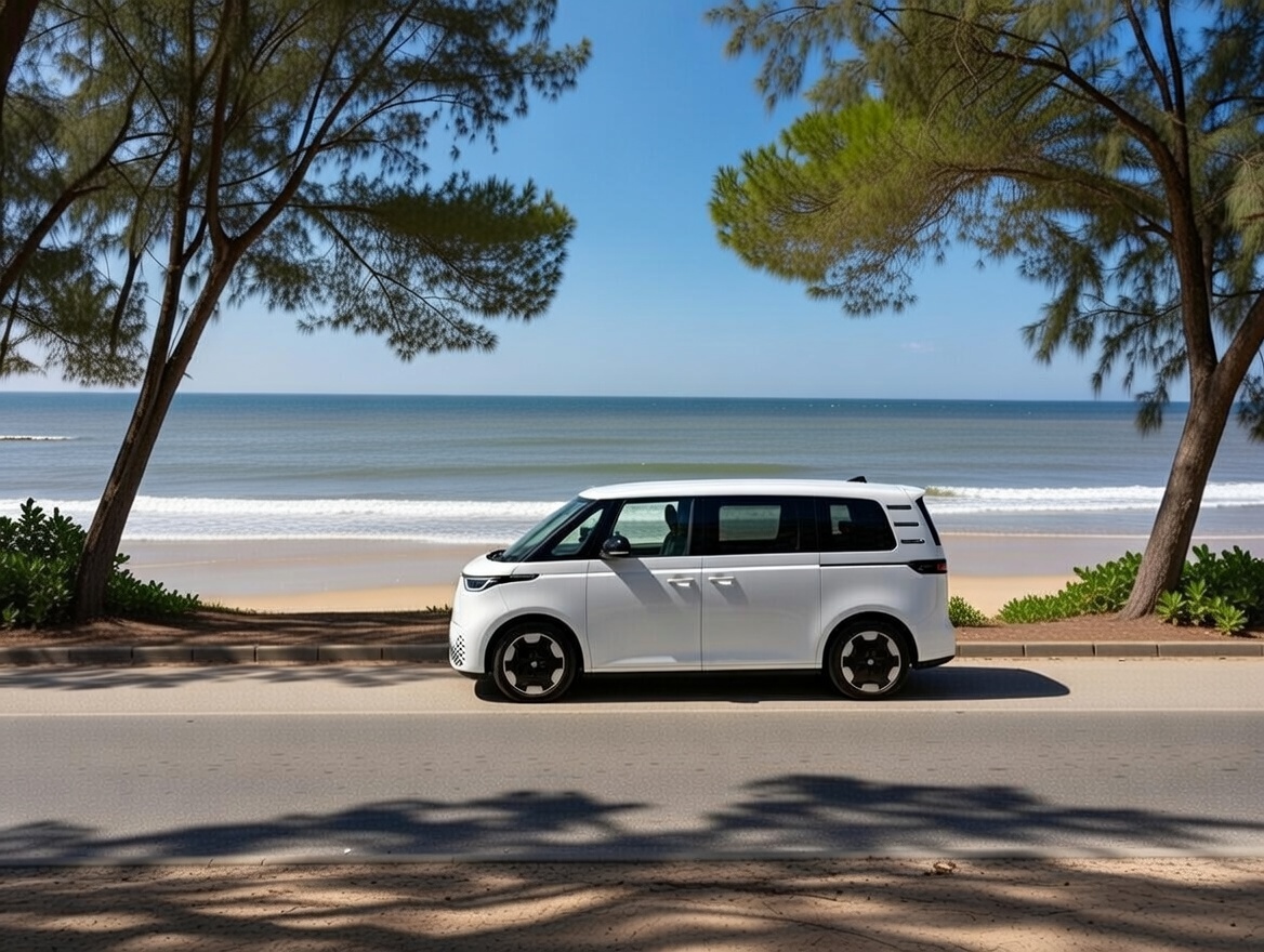 Location van électrique ID.BUZZ Bretagne, Côte atlantique, Côte d'Azur